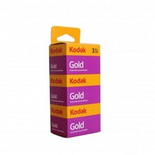 3 x Gold 200 ISO 36 Exposures, 35-mm Reel Photo Films Colour