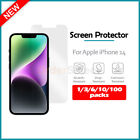 1-100 Lot Lcd Ultra Clear Hd Screen Shield Protector for Apple iPhone 14
