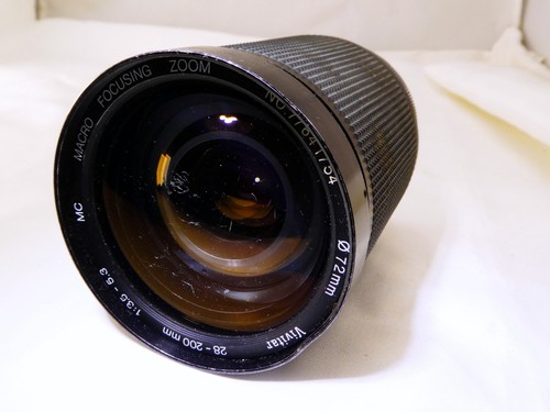 Vivitar 28-200mm F3.5-5.3 Manual Focus Lens For Pentax KA KR AS IS PARTS REPAIR - Picture 2 of 12