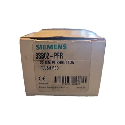 Bouton-poussoir Siemens 3SB02-UPFC - Neuf En Boîte (peut Avoir De Petits Défauts D'usine)
