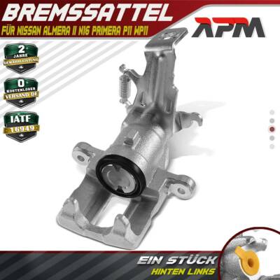 Bremssattel hinten links für Nissan Almera II N16 Primera P11 WP11 Kolben 38mm