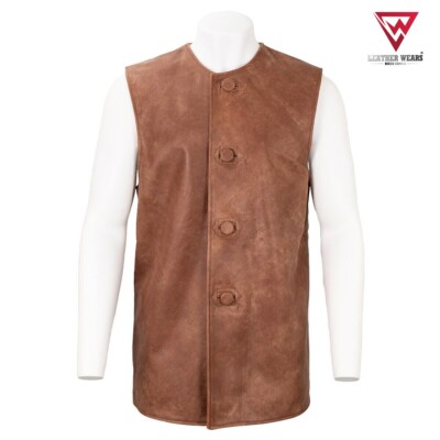 Authentic Reproduction WW1 British Army 100% Leather Jerkin