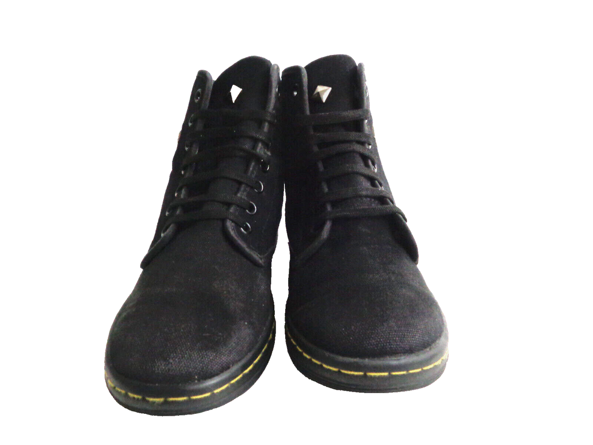 Dr Martens Shoreditch US 7M Eur 38 Noir Toile à Lacets Bottines