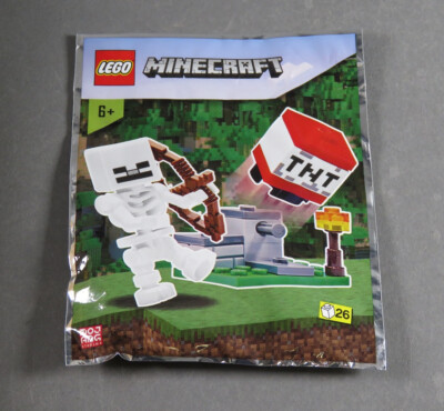 LEGO  Minecraft  Figur Skelett mit Zubehör TNT Polybag