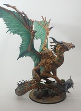 Metallic bronze Dragon miniature - DnD miniatures RPG dungeons and dragons D D
