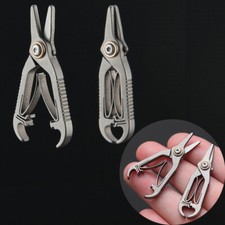 1PC Mini Titanium 1.89" Facial Hair Scissors  Beard Mustache Nose Hair Trimming
