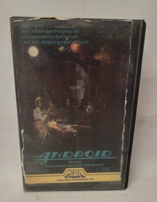 Android Media 1984 Sci Fi Action BETAMAX tape Rare VG