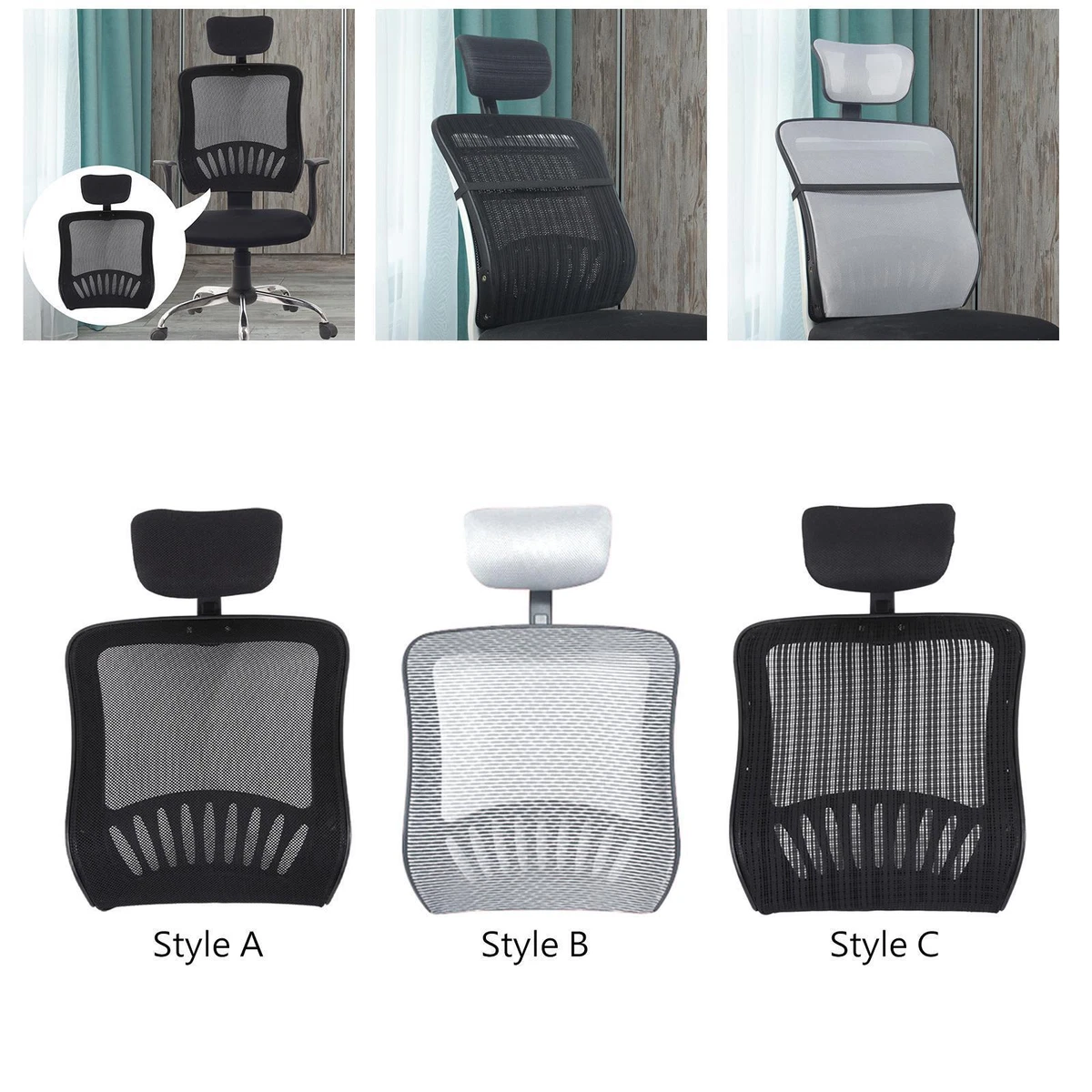 Office Chair Replacement Mesh Back Support Breathable with