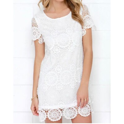 knee length dresses for ladies Lace Shift Dress – Elie Tahari