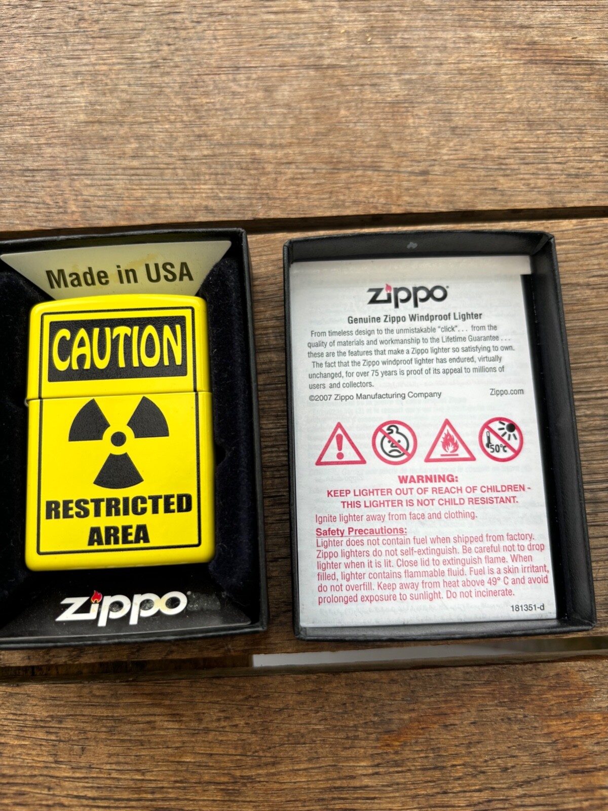 Collectible rare zippo lighters