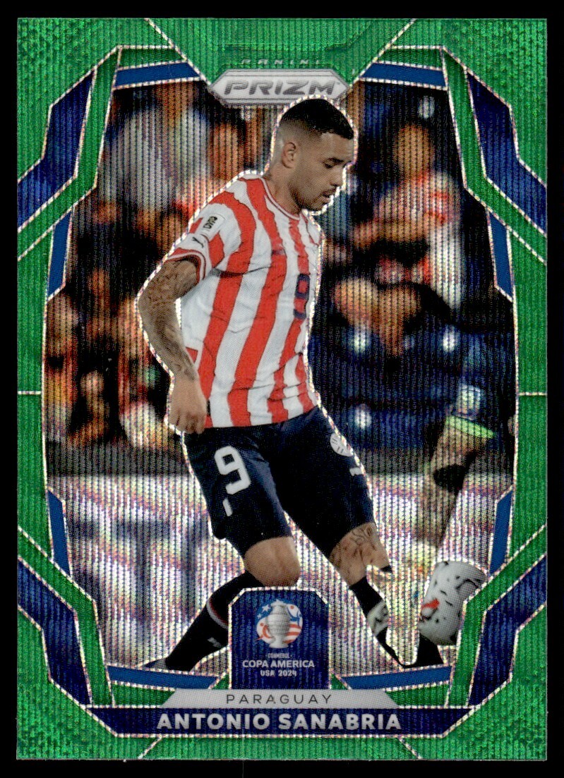 2024 Panini Prizm Copa America Green Wave Antonio Sanabria