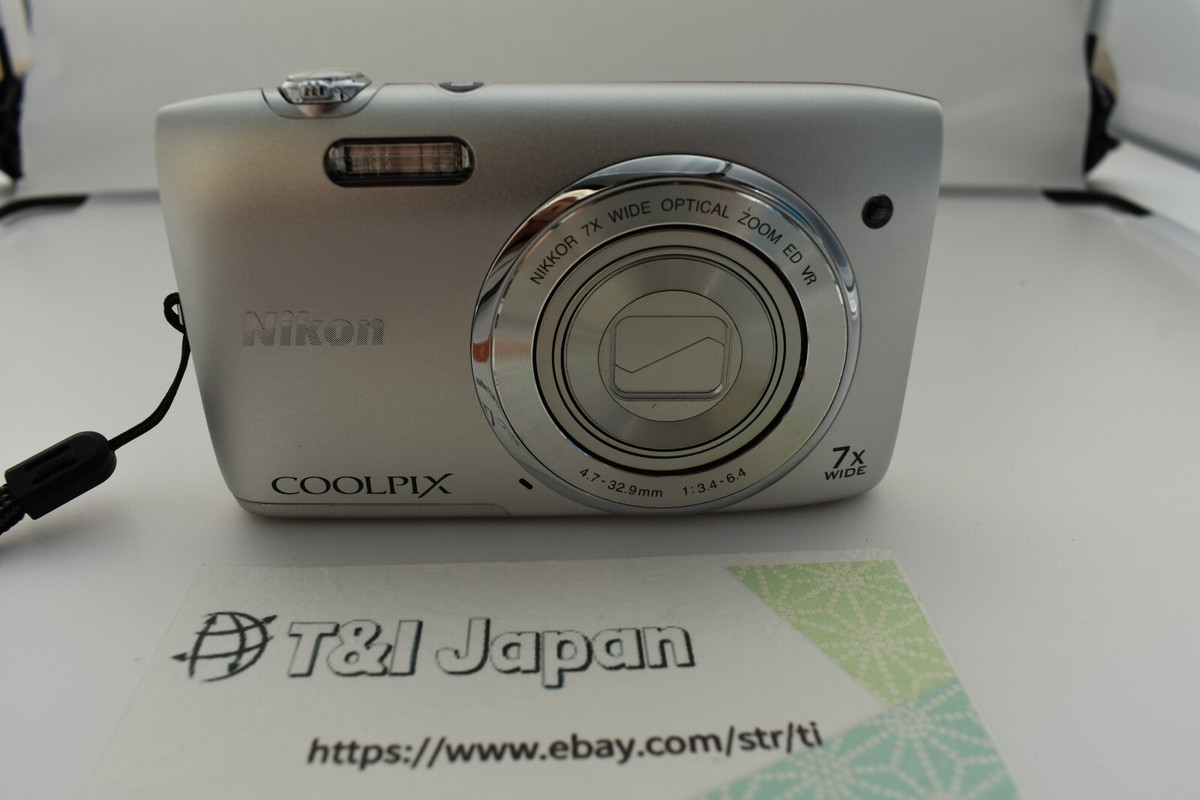 Buy Nikon COOLPIX S3500 20.1MP Digital Camera - Silver