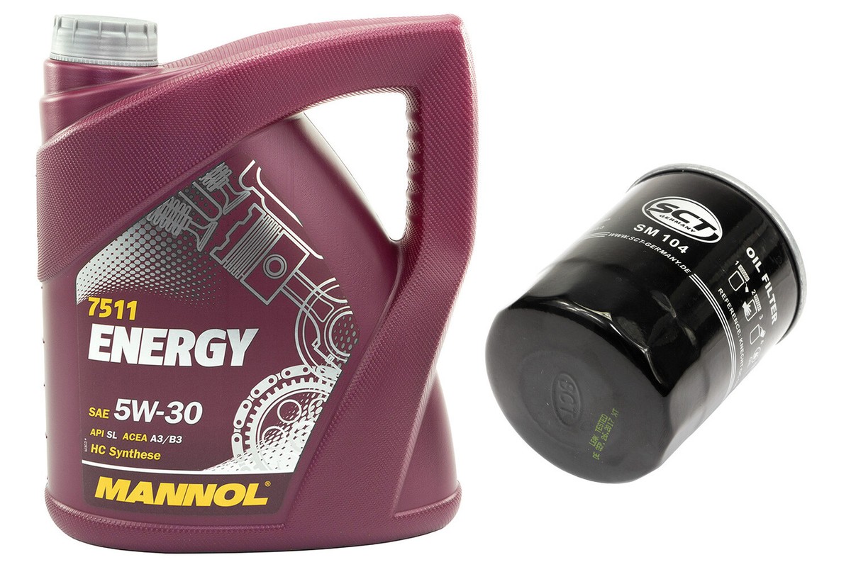 Motoröl Ölfilter SM104 Set 5W30 4 Liter für Fiat Ford Honda