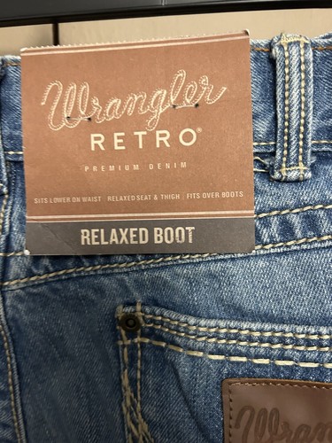 Wrangler Retro Jeans Herren 38x32 Relaxed Boot Baumwolle Denim Cowboy Western NEU - Bild 4 von 19