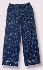 Victoria's Secret Women's Blue Sleep PJ Pants Ski Theme Size Small / 28 X 30