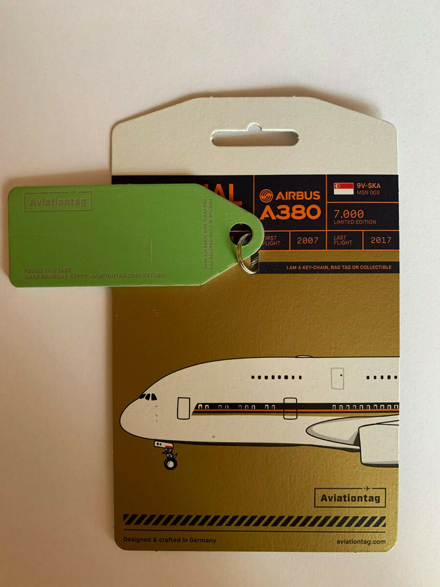 Aviationtag Airbus A380 Singapore – 9V-SKA MSN003 Sold Out Aviationtag Airbus A380 Singapore – 9V-SKA MSN003 Sold Out