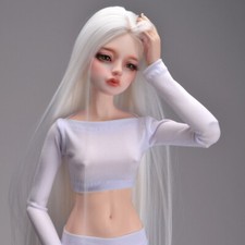 Dollmore 1/3 BJD yoga outfits SD - UM22 Crop T Shirt White