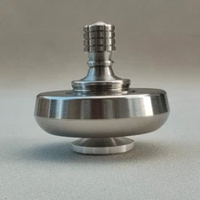 Titanium Spinning Top EDC Desktop Fidget Toy Stress Relief Metal Spinner Gift
