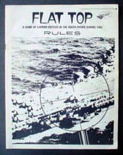 1977 Battleline Flat Top Game of Carrier Battles South Pacific Game Instructions