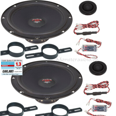 AUDIO SYSTEM R200EM EVO2 20cm 2-Wege Lautsprecher 200mm Boxen 360 Watt Radion