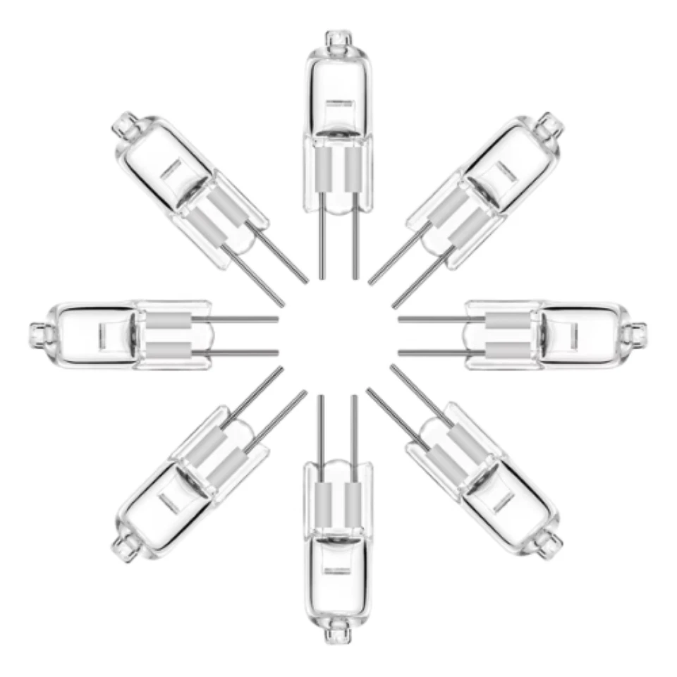 Lot Ampoule Halogène G4 20W 12V Blanc Chaud 2900K Verre Clair Lustre Spot LED - Photo 2/4