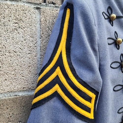 Vtg 1940s (?) Westpoint Band Uniform Jacket 38 XL, Pants 32 X 29 Brass Buttons - Picture 6 of 19