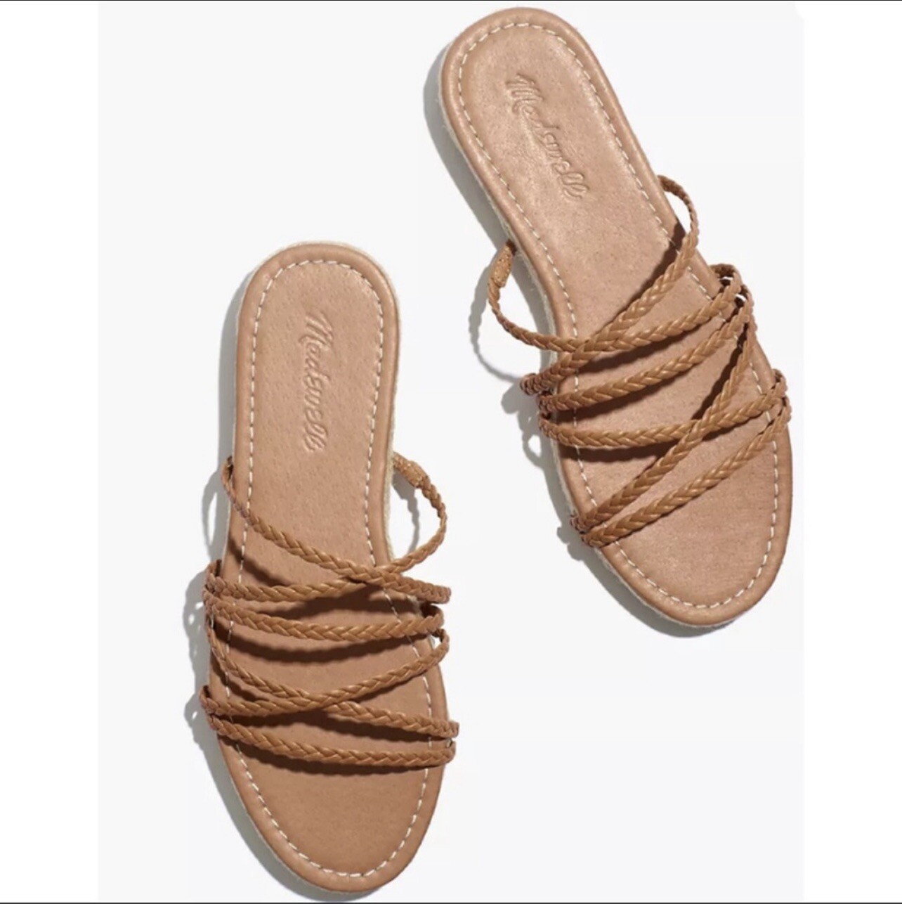 APL Madewell Espadrillas Slide Sandalo TG8 Nuovo con etichette