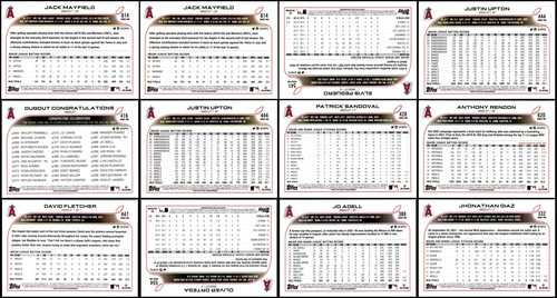 2022 Topps Los Angeles Angels (136) Card Lot - FINAL OFFER – BUY BEFORE OTHERS! - Picture 18 of 24