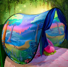 Bed Tents Fantasy Fun Foldable Play Pop up Outdoor Indoor Dream Twin Size
