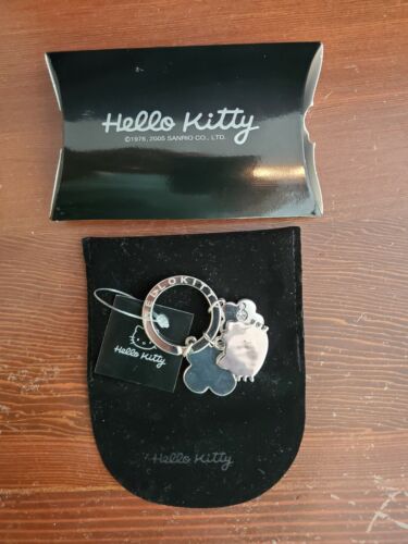 HTF Hello Kitty Metal Keychain with Charms - Picture 1 of 9
