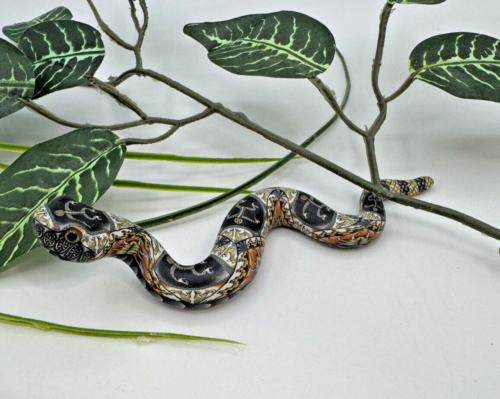 FIMO CLAY RATTLESNAKE by JON ANDERSON!-COLLECTABLE!- IN STOCK AND READY TO SHIP!
