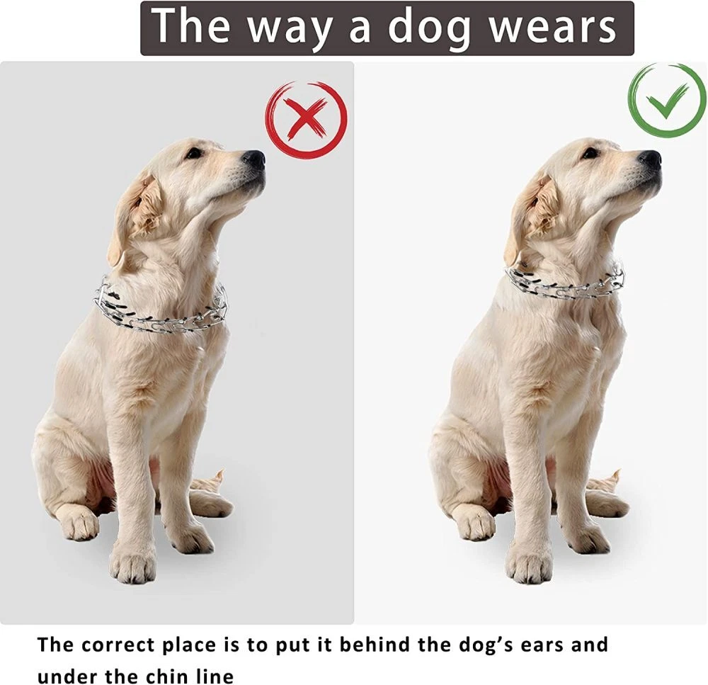 Proper way to put on a choke hot sale collar