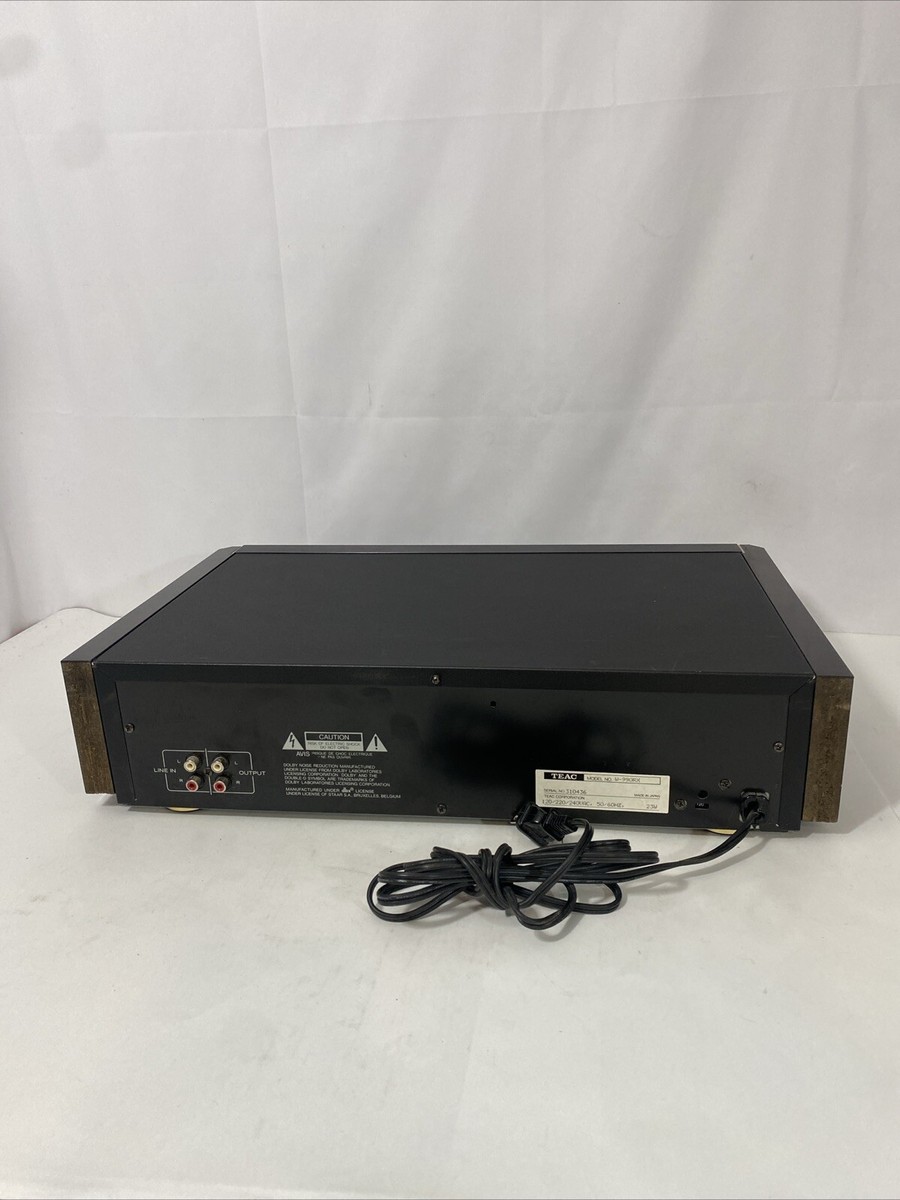 TEAC W-990RX DBX Double Auto Reverse Cassette Deck -works | eBay