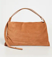 Simon Miller Puffin Bag Calfskin Suede Toffee Silver