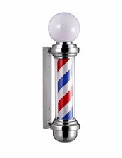 Common Wealth 42.5 Classic Barber Shop Pole Vintage Style Salon Equipment Light