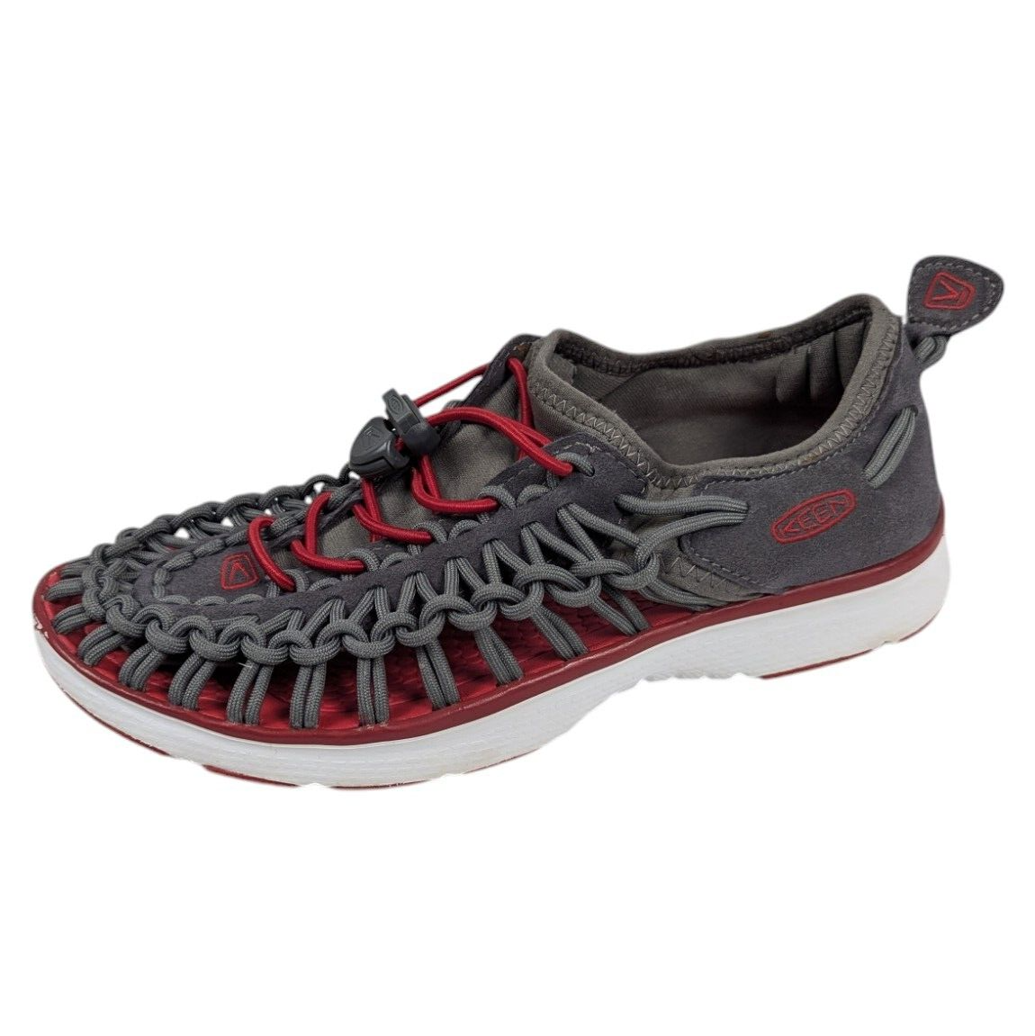 Scarpe da acqua Keen Uneek outdoor ragazzo taglia 4 grigio rosso escursionismo sport trail sandali