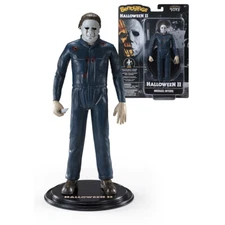 BendyFigs Michael Myers Action Figure Noble Toys Halloween II Horror Movie