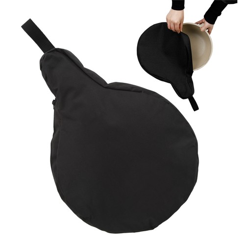 Padella da esterno 600D Oxford panno ghisa borsa padella campeggio cuoco MU - Foto 14 di 23