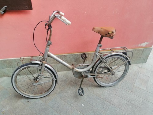 Bicicletta Tipo Graziella vintage Guizzardi Pieghevole grigia | eBay