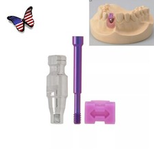 US Dental RC Close Tray ITI Transfer Impression Coping Caps Fit Straumann Purple