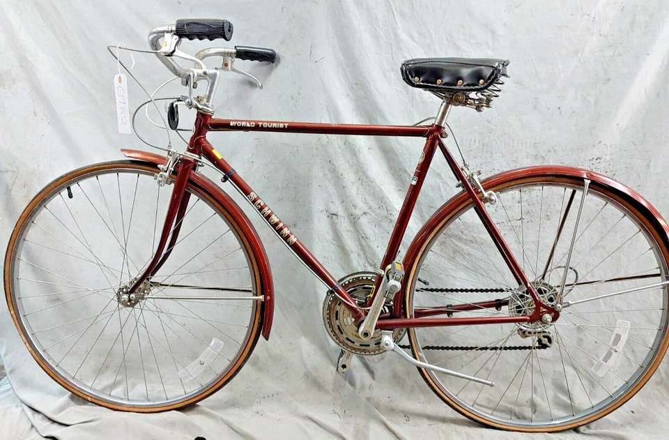 Bicicleta Schwinn World Tourist Cruiser 1982 53 cm pequeña 10 SPD con orugas de acero barcos EE. UU. Foto 2 de 4