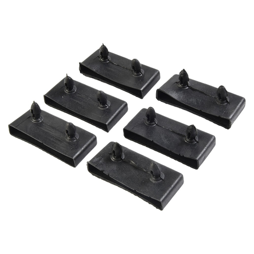 End Cap Holders 65 X 9mm 6pcs Bed Slat Black Plastic Replacement Bed
