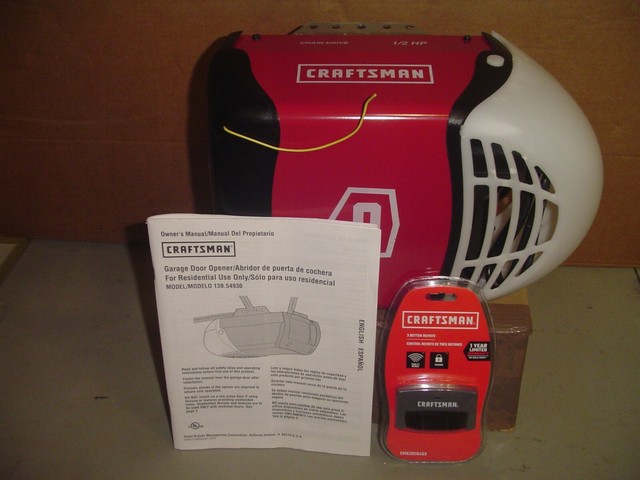 Sears Craftsman 139.54930 Garage Door Opener CHAIN DRIVE Powerhead 1/2