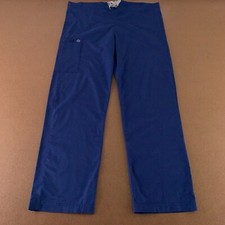 WonderWink Adult Unisex Size Medium Navy Blue Drawstring Scrub Pants Flaw