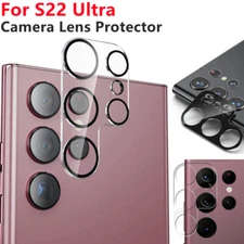 For Samsung Galaxy S22 Ultra Camera Lens Protector Cover 9H Tempered Glass
