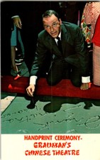 Frank Sinatra Handprint Ceremony at Grauman's Chinese Theater postcard