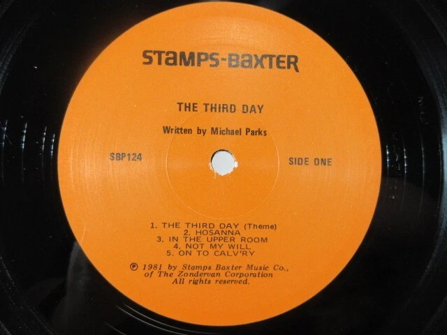The Third Day An Easter Musical By Michael Parks LP Record Ultrasonic Clean NM - Image 4 of 4