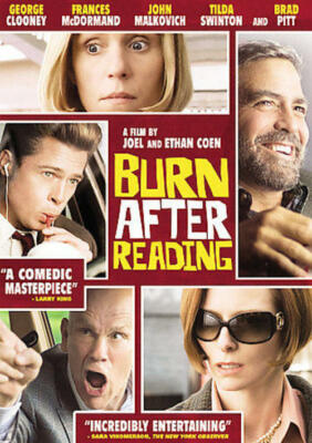Burn After Reading (DVD, 2008, Widescreen) NEW