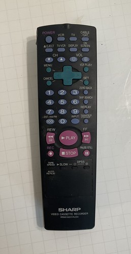 Grabadora VHS Sharp VC-H996U VCR 4 cabezales de rebobinado rápido - Imagen 4 de 5