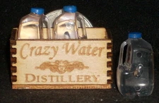 ONE Gallon Jug Crazy Water ONLY 1:12 #FA40021 Texas - Crate in Store Miniature